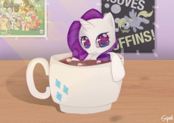 colorgasmfreakbrony:  Marshmallow Pony by ~squidpox  Gah! GAAHHH!!