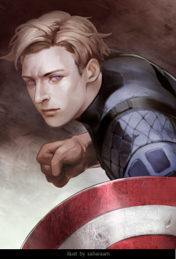 arkhane:  Avengers film fan art: Captain America, Hawkeye, Iron