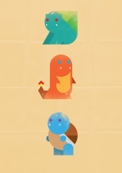 ianbrooks:  Pokemon by Chris Redford Print available at Society6.