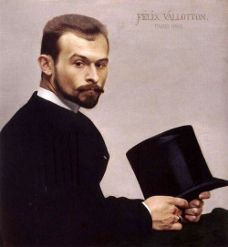 Félix Vallotton   (Swiss, 1865-1925) “Felix Jasinski Holding