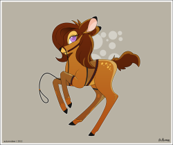 Dress - by AutumnDeer . This artist draws the cutest deers :>