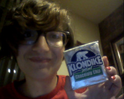 Did you know they make mint chocolate chip Klondike bars? I have