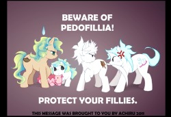 lolipon:  Got a Pony by the Tail by *Achiru-et-al  omfg Pedobear