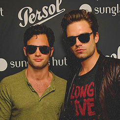 realchemistry: Penn Badgley and Sebastian Stan 