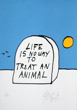 “Trout’s Tomb” painting by Kurt Vonnegut, (2005) (377