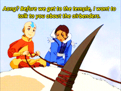 avatar-parallels:  Katara sharing her grief to every boy she
