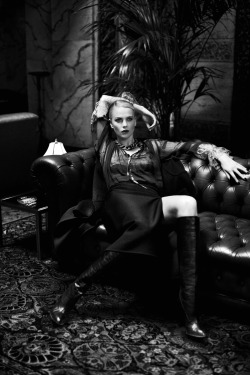 gasstation:  Charlize Theron - Interview photographed by Mikael