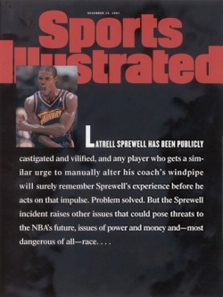 Latrell Sprewell - Sports Illustrated  - December 15, 1997