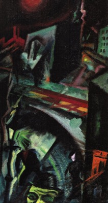 germanexpressionism:  George Grosz - Nocturne (oil on canvas,