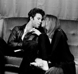 warpaintshauntedjacuzzi:  Tom Waits and Rickie Lee Jones 