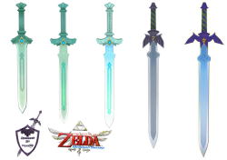 fuckyeahelves:  Skyward Sword swords! I want these  