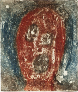 cavetocanvas:  Asger Jorn, Untitled A (left) and Untitled C (right),