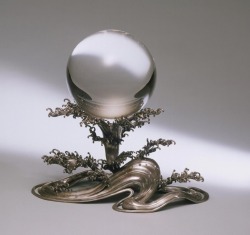 collectorsweekly:  Crystal Ball, made from rock crystal (quartz)