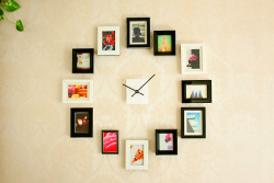 photojojo:  Make a clock that uses your photos for each hour!