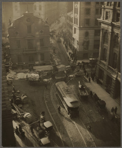 oldboston:  State Street. Junction of Devonshire Street, March