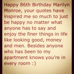 Happy Birthday, gorgeous! 💋 #inspiration #marilyn #monroe