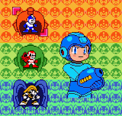 vgjunk:  Character Select screen from Rockman Battle & Fighters