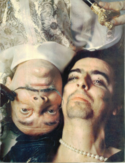 bodhisattva-belladonna:  Salvador Dalí & Alice Cooper, 1973.