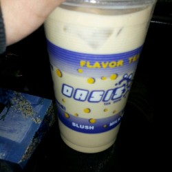 Bubble tea at 1:24am (Taken with instagram)
