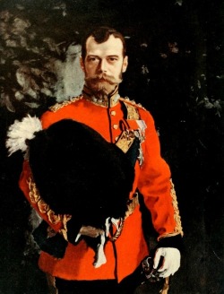 ohsoromanov:   Portrait of Emperor Nicholas II as the Colonel-in-Chief