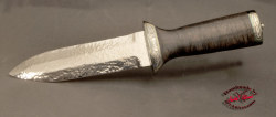 art-of-swords:  Dagger with Engraving Handle: stabilized birch,