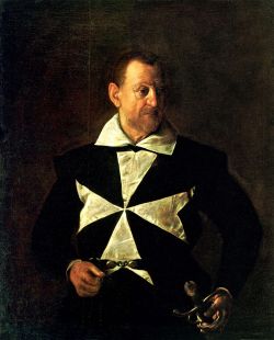 historyofbaroqueart:  Portrait of Fra Antonio Martelli by Caravaggio