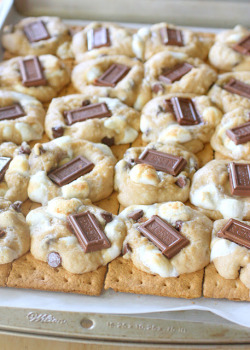 priestofegypt:  thecakebar:  S’mores Cookies   http://youtu.be/HwejeA-S0fo