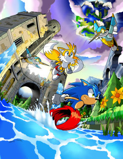 videogamenostalgia:  Zones from Sonic the Hedgehog by Anthony