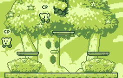 oestranhomundodek:  Super Smash Land (by Dan Fornace) is a free to play PC Game that is designed to look and feel like it is being played on the original Nintendo Gameboy.  Download available here.