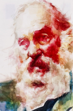 alecshao:  Akira Beard - Walt Whitman, 2010 - watercolor on