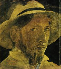 cavetocanvas:  John Bauer, Self Portrait, 1908 