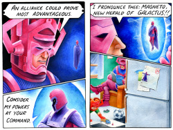 pbfcomics:  “Magneto: Herald of Galactus” - one of several