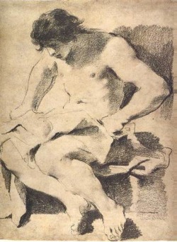 artqueer:  Guercino (Giovanni Francesco Barbieri): Seated Young