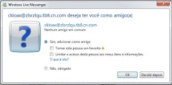  Até os meus arquivos já estão fazendo MSN!  