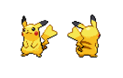 I have a soft spot for the female pikachu’s notched tail.