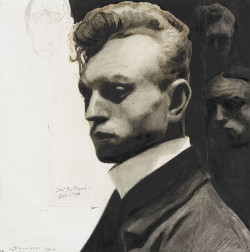 blastedheath:  Léon Spilliaert (Belgian, 1881-1946) Self-portrait