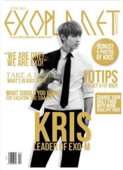 exowaveworld:  Exo M Kris Magazine Cover?? Lol…no…it’s