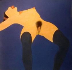 bringbackpubes:Painting by Tom Wesselmann.