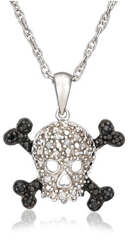 Sterling Silver Black and White Diamond Skull Pendant  http://astore.amazon.com/coolskullgear-20/detail/B0014X6V4Q Sterling Silver Black and White Diamond Skull Pendant - Posted using Mobypicture.com