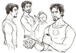 lintufriikki:  just some Tony doodles~ actually my first time