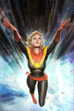 mckelvie:  Adi Granov’s variant cover for Captain Marvel #1.