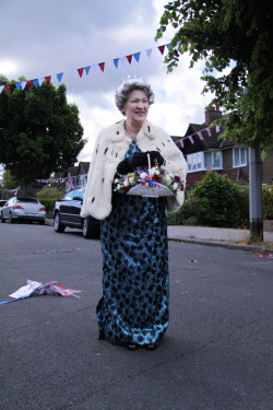 the queen of crest road :) we had a street party and this lady