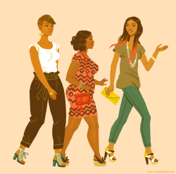  I saw this stylish squad of ladies walking around Baltimore