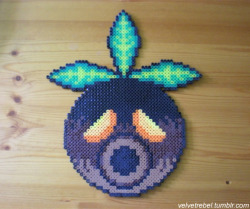 velvetrebel:  Masks from Majora’s Mask created using perler