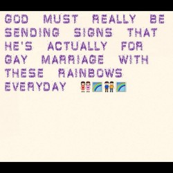 #rainbow #gay #civilrights #equality #god #lesbian  (Taken with