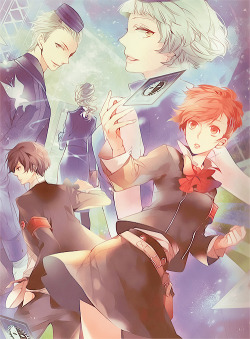 akrinatis:  Color pages from Persona 3 Portable Anthology 