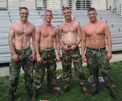 brentwalker092:  Join the military and be surrounded by hot horny