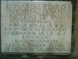 dominicanaidsocietyva:  Santo Domingo: ruins of the first hospital