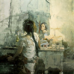 paperimages:  Jeremy Mann, The White Vanity 