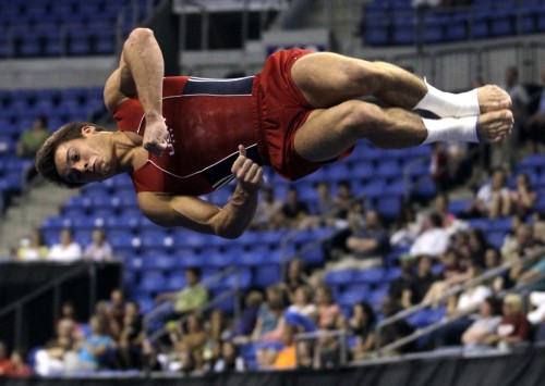 USA gymnast Sam Mikulak